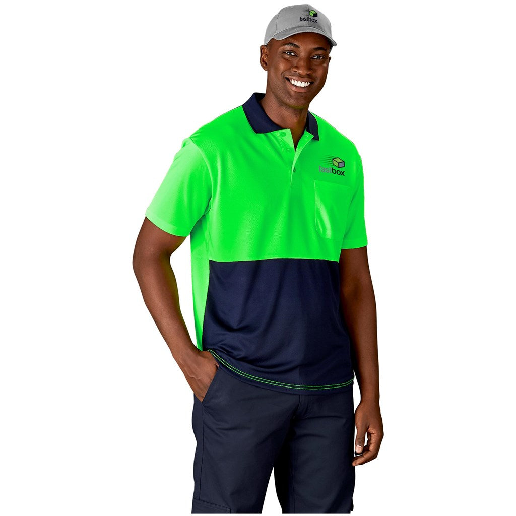 Inspector Two-Tone Hi-Viz Golf Shirt - Image 20